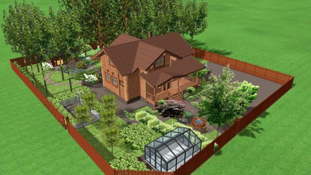 Планування ділянки 6 соток: схеми та варіанти